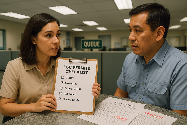 Wedding venue rules and LGU permit checklist for Philippine events.