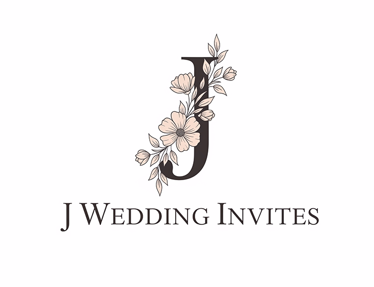 J Wedding Invites